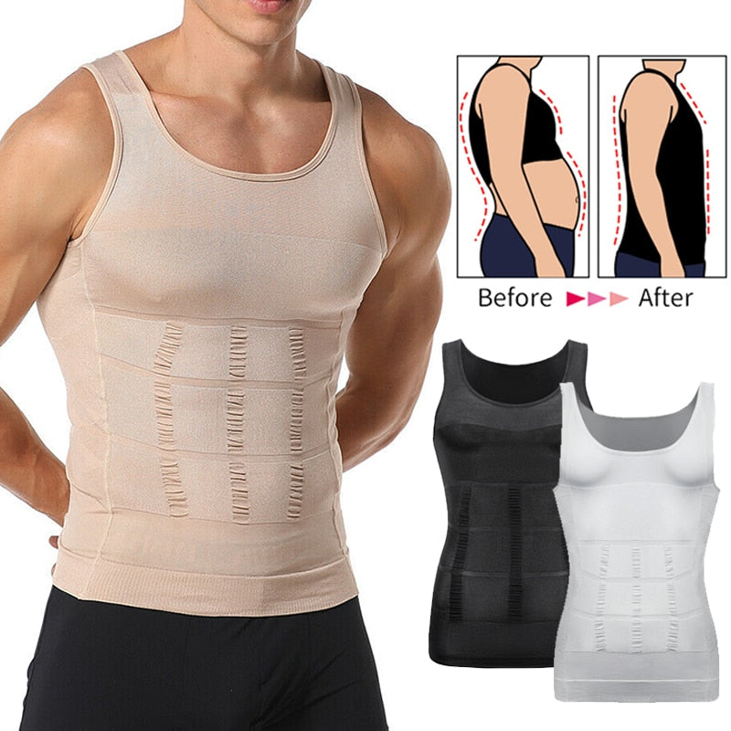 Men's Slimming Body Shaper Vest - goodfitforyou23