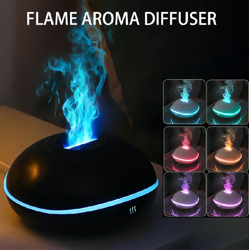 Colorful Portable Flame Air Humidifier