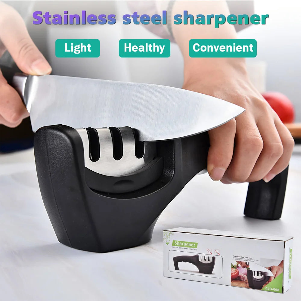 3 Stage Multi-function Knife Sharpener Handheld Tool