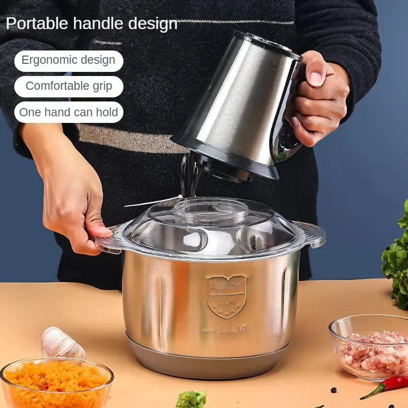 Multifunctional Stainless Steel Kitchen Machine Vegetable Chopper