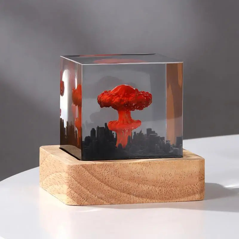 Nuclear Explosion Bomb Mushroom Cloud Lamp