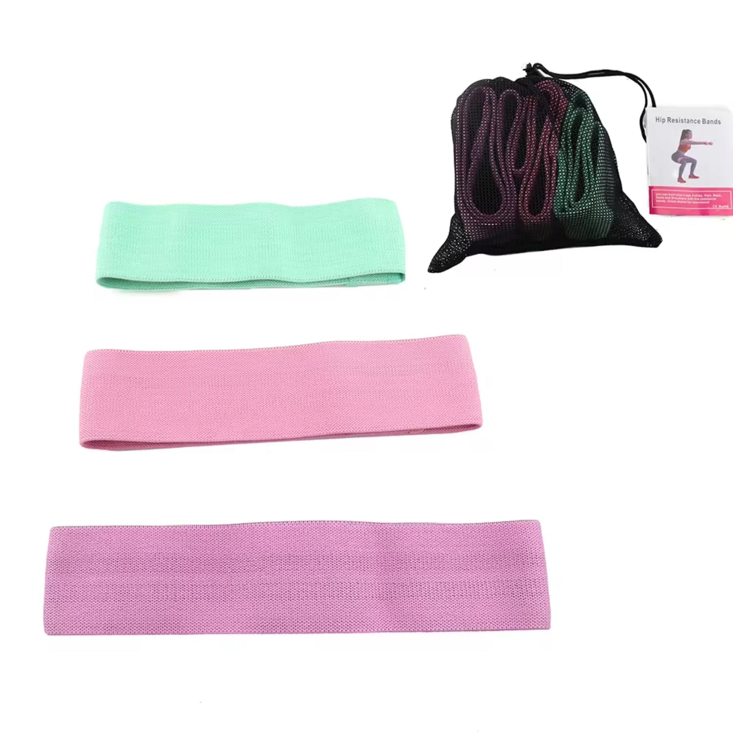 New Elastic rubber resistance bands for yoga and gym workouts