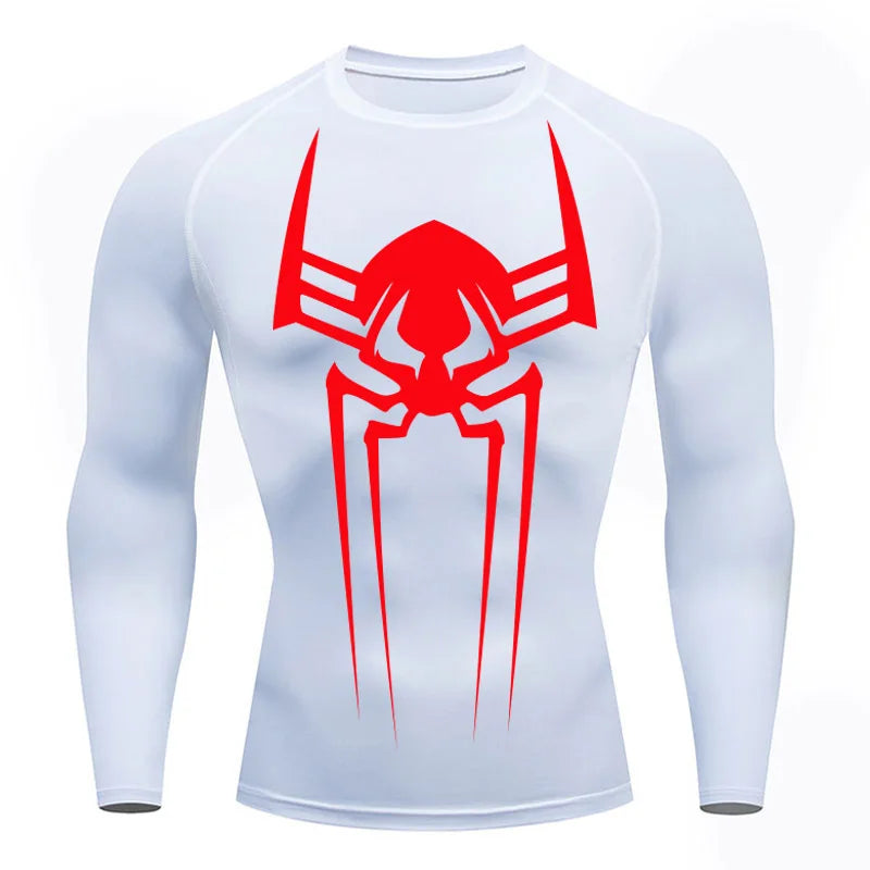 Men's Compression Shirt Long Sleeve Second Skin Workout T-Shirt