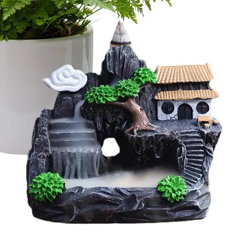 Resin Backflow Waterfall Incense Holder