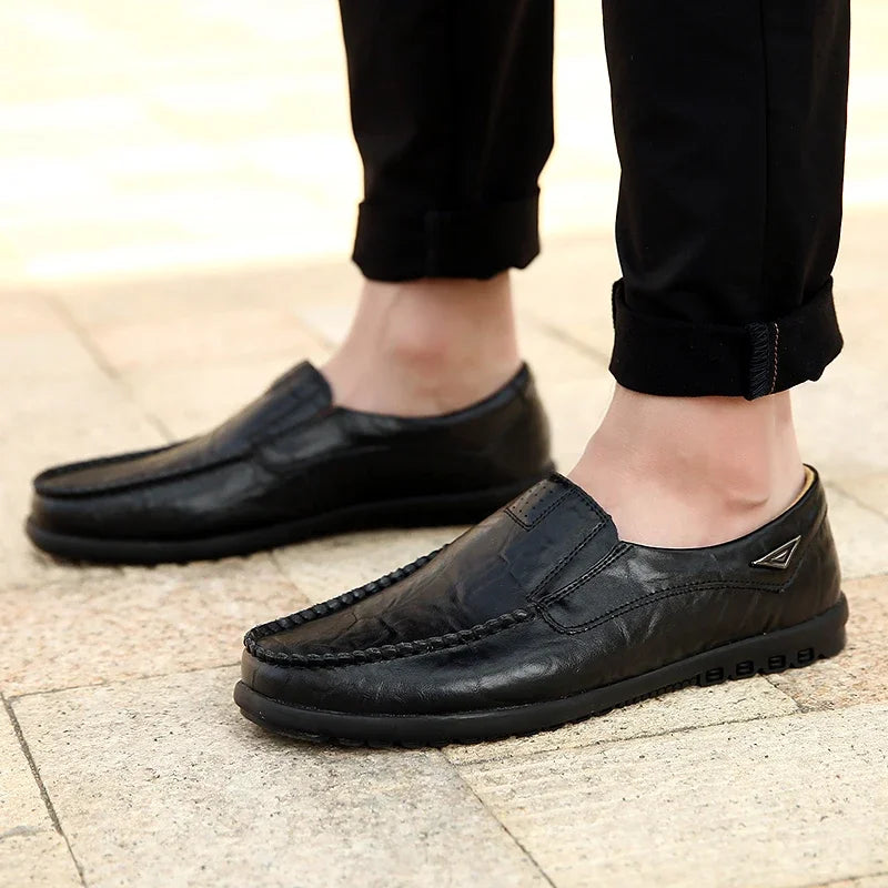 Genuine Leather Men Moccasins Casual Shoes