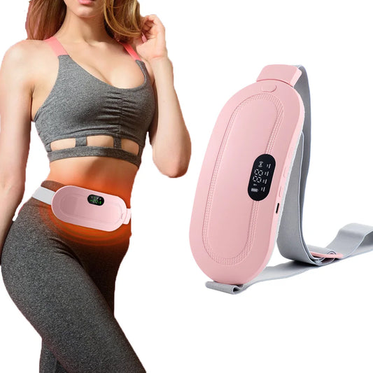 Women Smart Warm Menstrual Heating Pad Vibration Belt