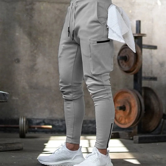 Jogger Men Sweatpant Training Trousers Cargo Pants