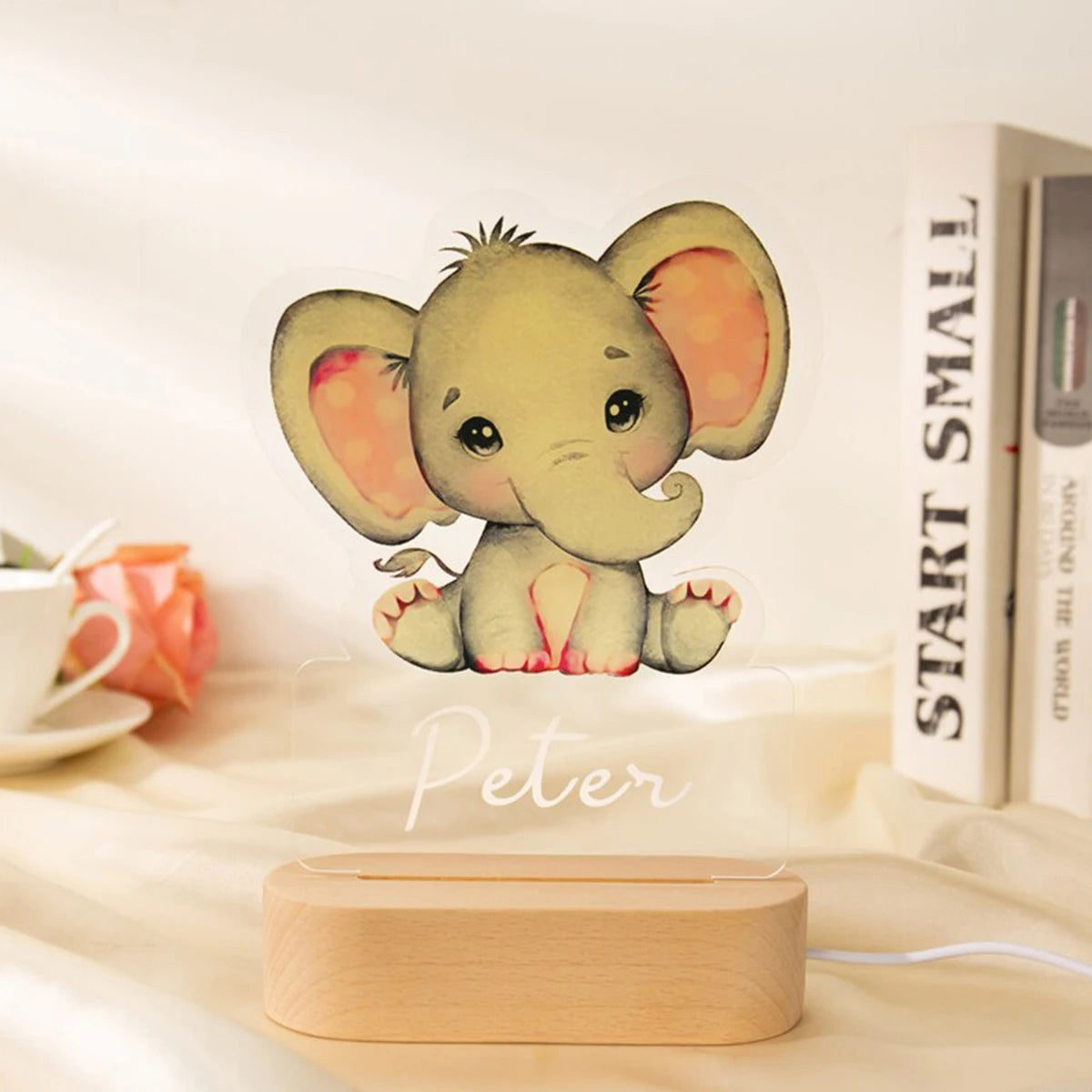 Personalized Children Animal Night Light