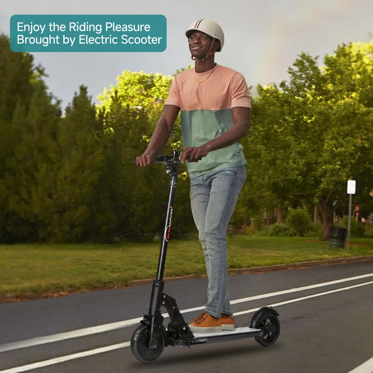 Escooter Anti-skid Folding Electric Scooter 15-21miles Range Lightweight