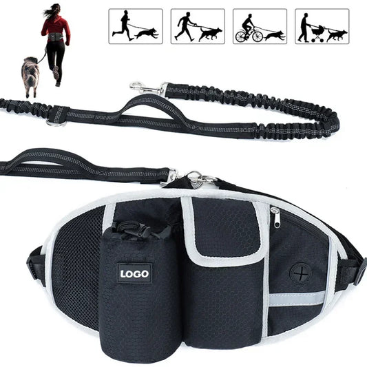 Outdoor Pet Waistpack with Towing Rope