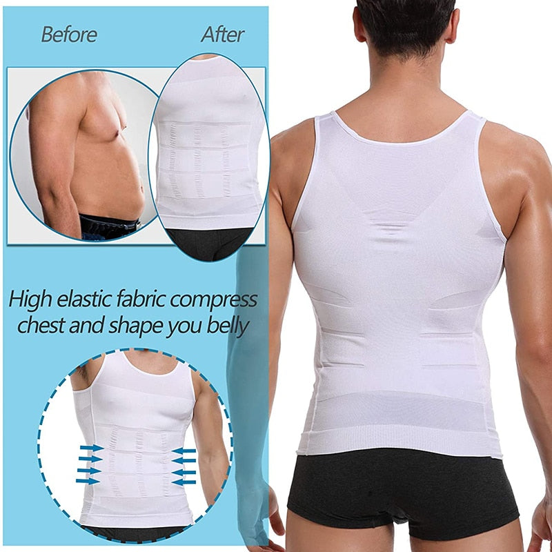 Men's Slimming Body Shaper Vest - goodfitforyou23