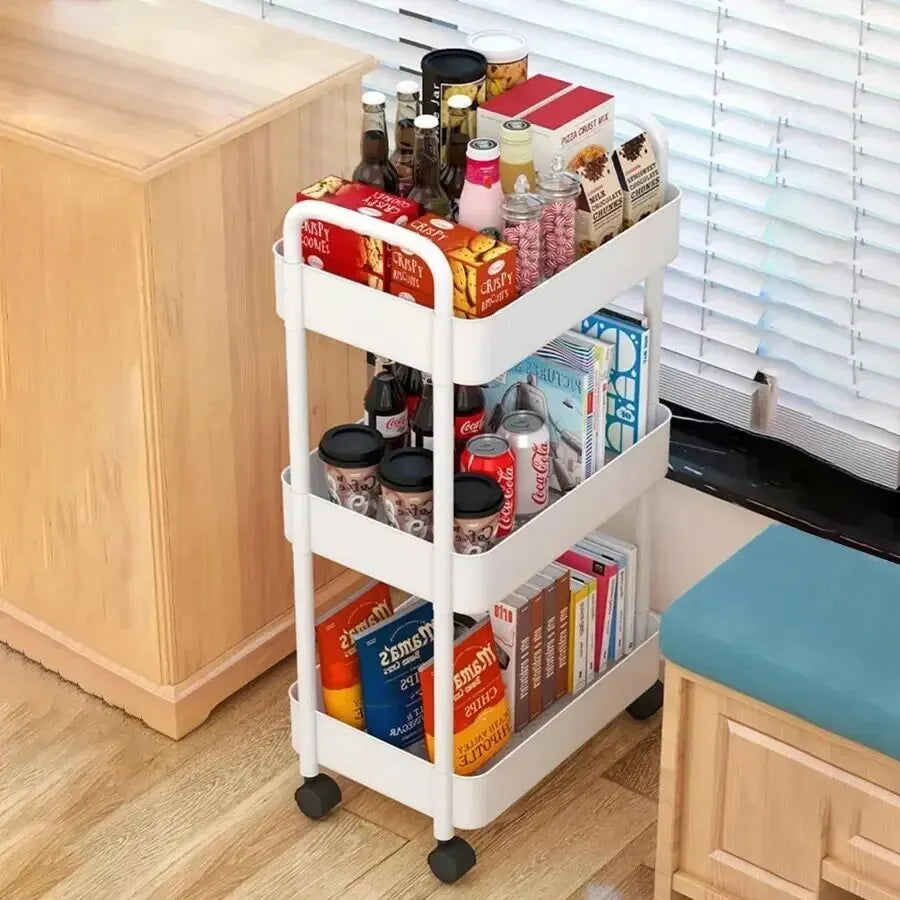 Household Multi-layer Small Cart Storage Rack