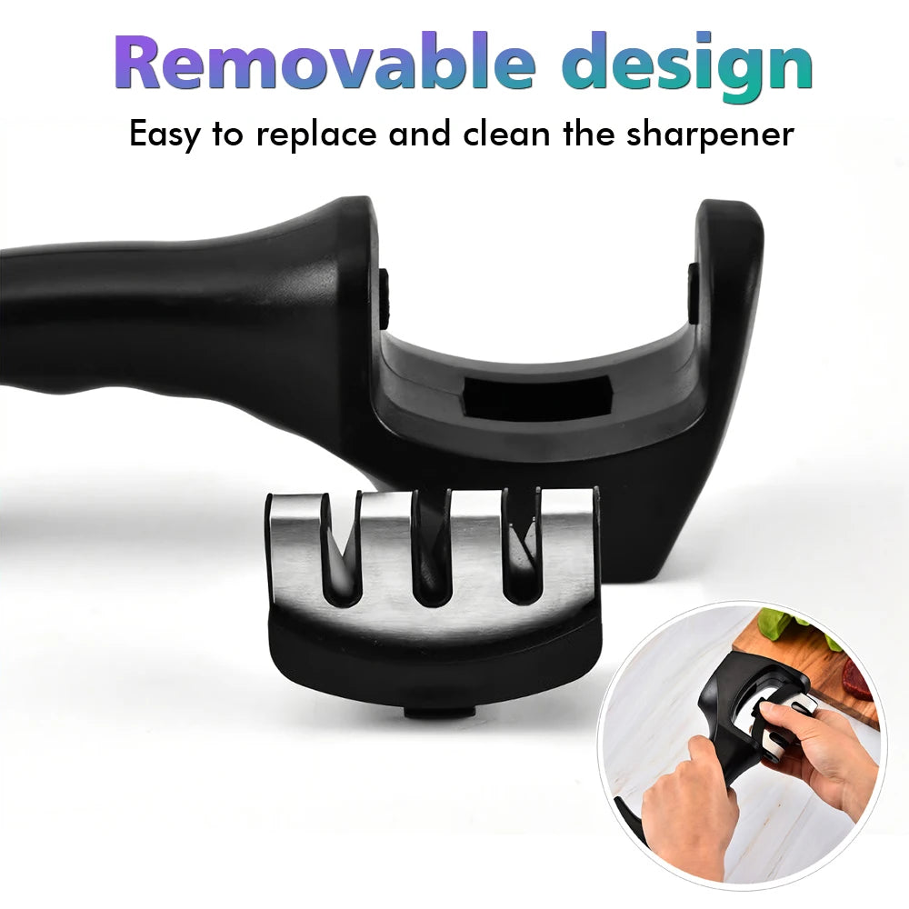 3 Stage Multi-function Knife Sharpener Handheld Tool