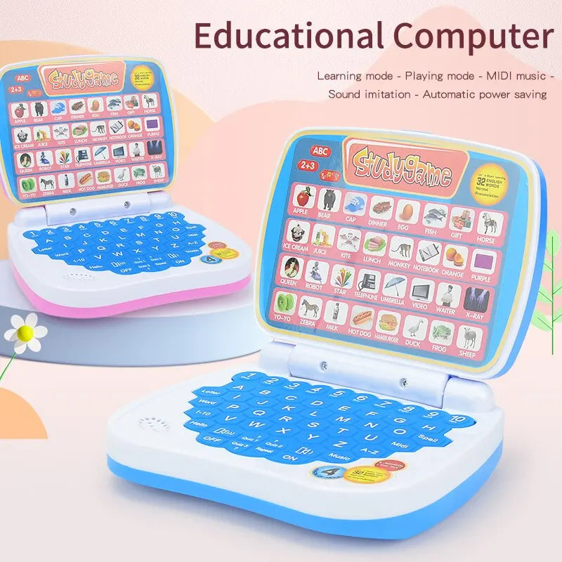 English Learning Small Laptop Toy for Kids