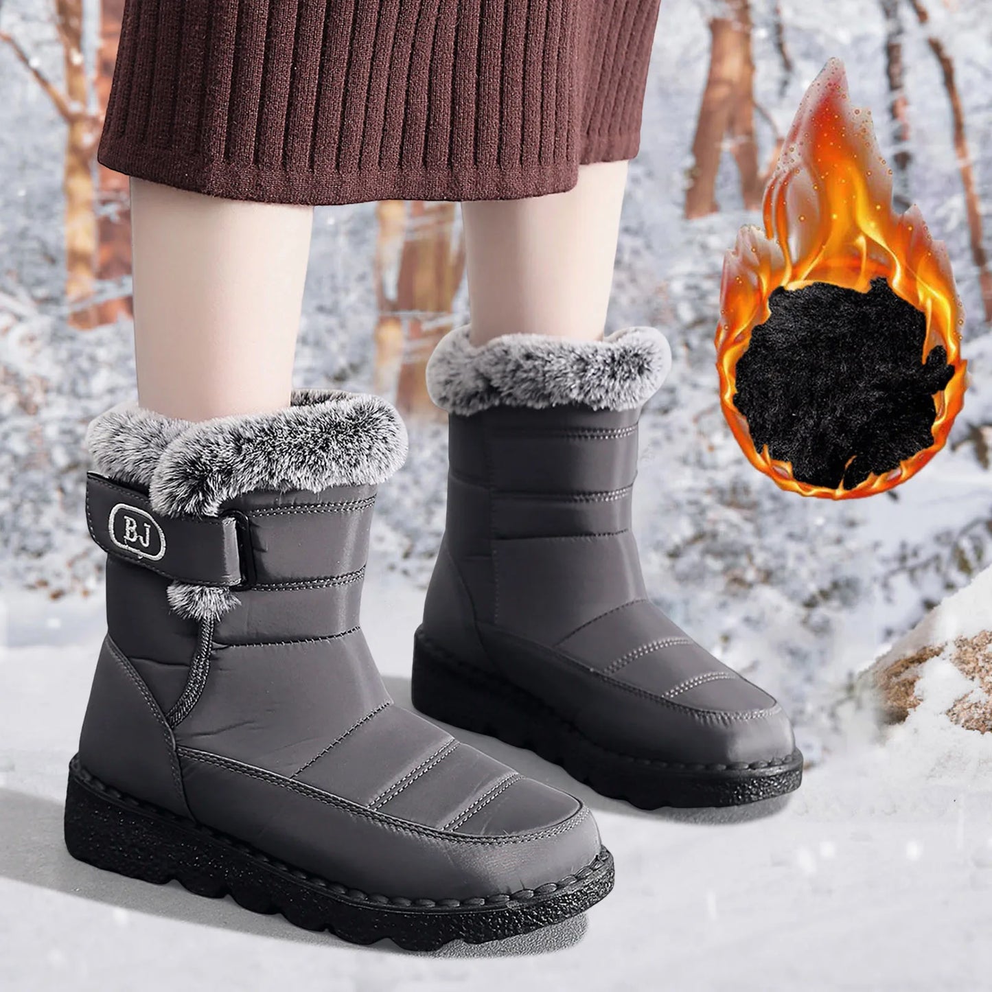 Waterproof Winter Snow Boots for Women