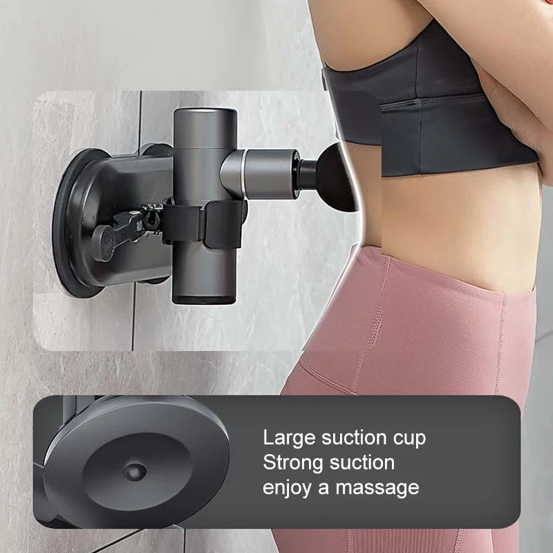 Free hands double suction cup Massage gun