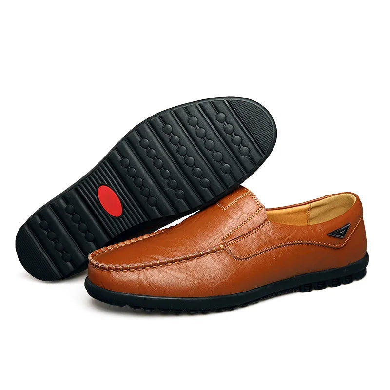 Genuine Leather Men Moccasins Casual Shoes