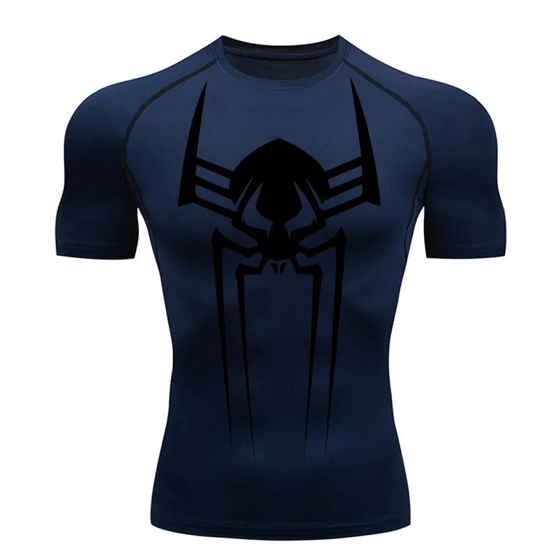 Men's Compression Shirt Long Sleeve Second Skin Workout T-Shirt