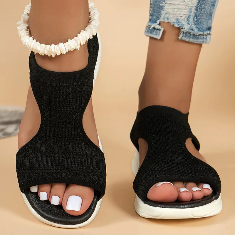 Women's New Mesh Fish Platform Sandals