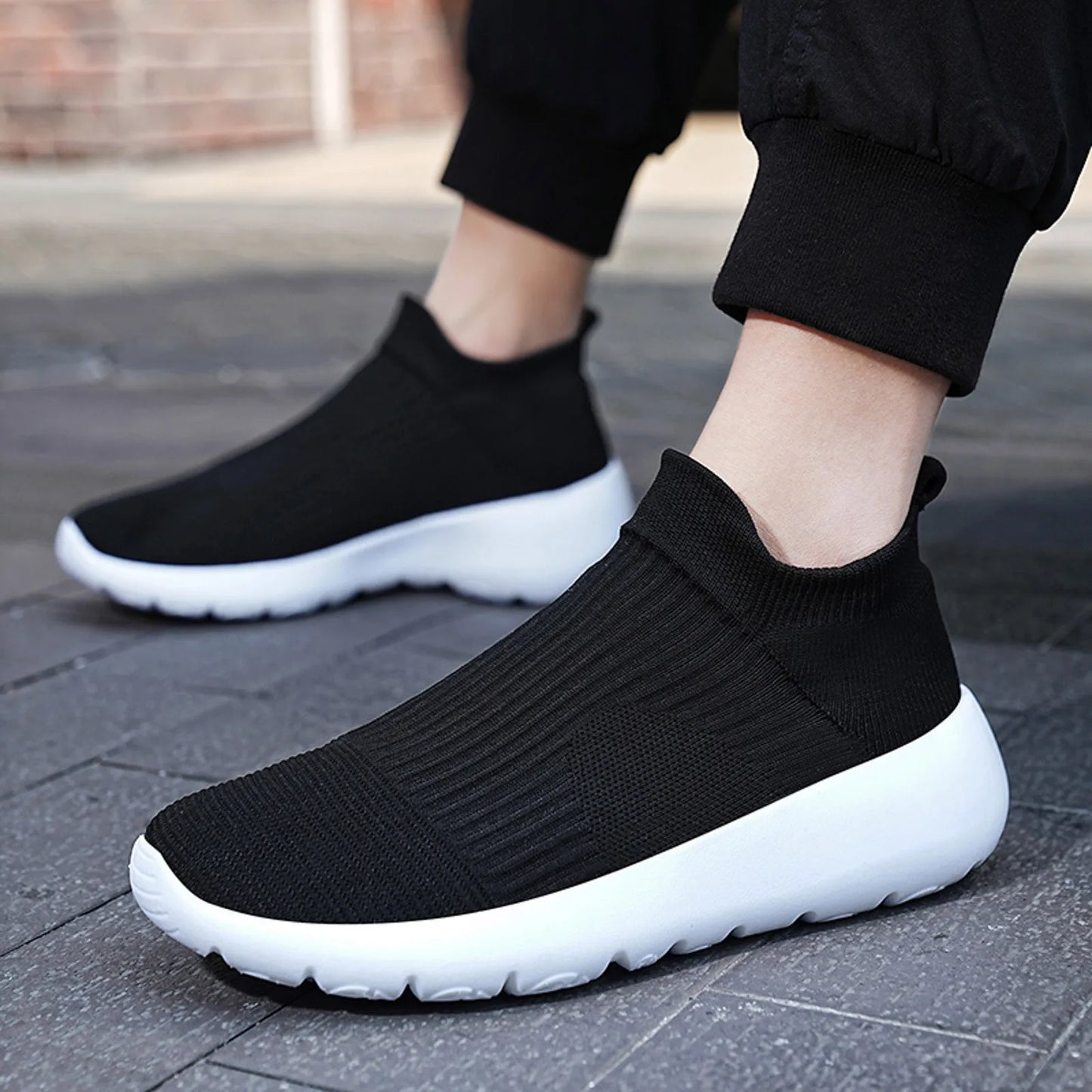 Men's Comfortable Simple Knitting Sock Sneakers