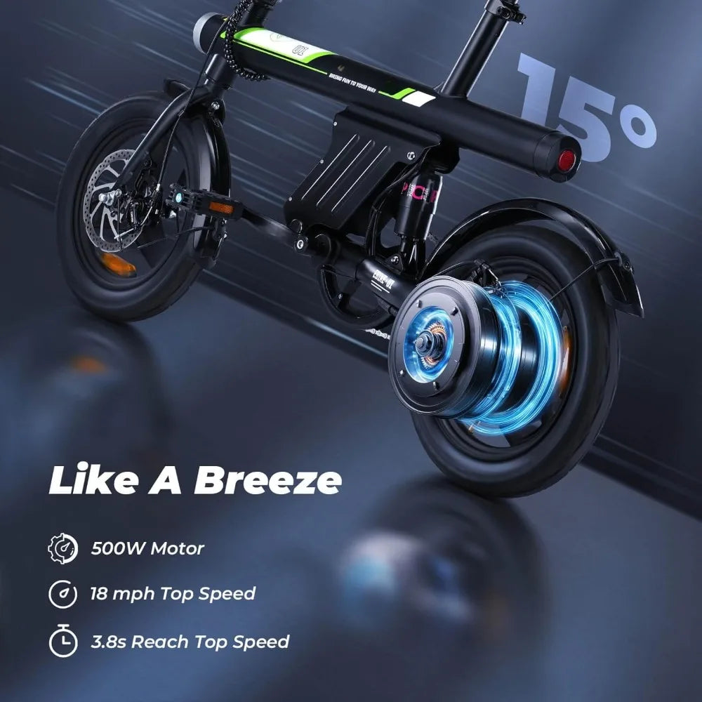 U1 Electric Bike for Adults 750W Peak Motor