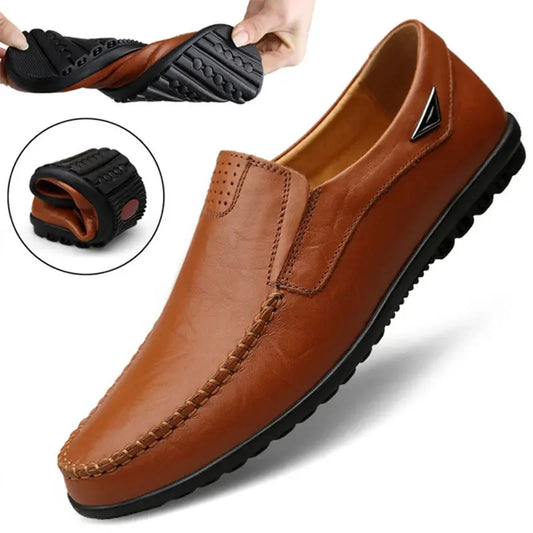 Genuine Leather Men Moccasins Casual Shoes