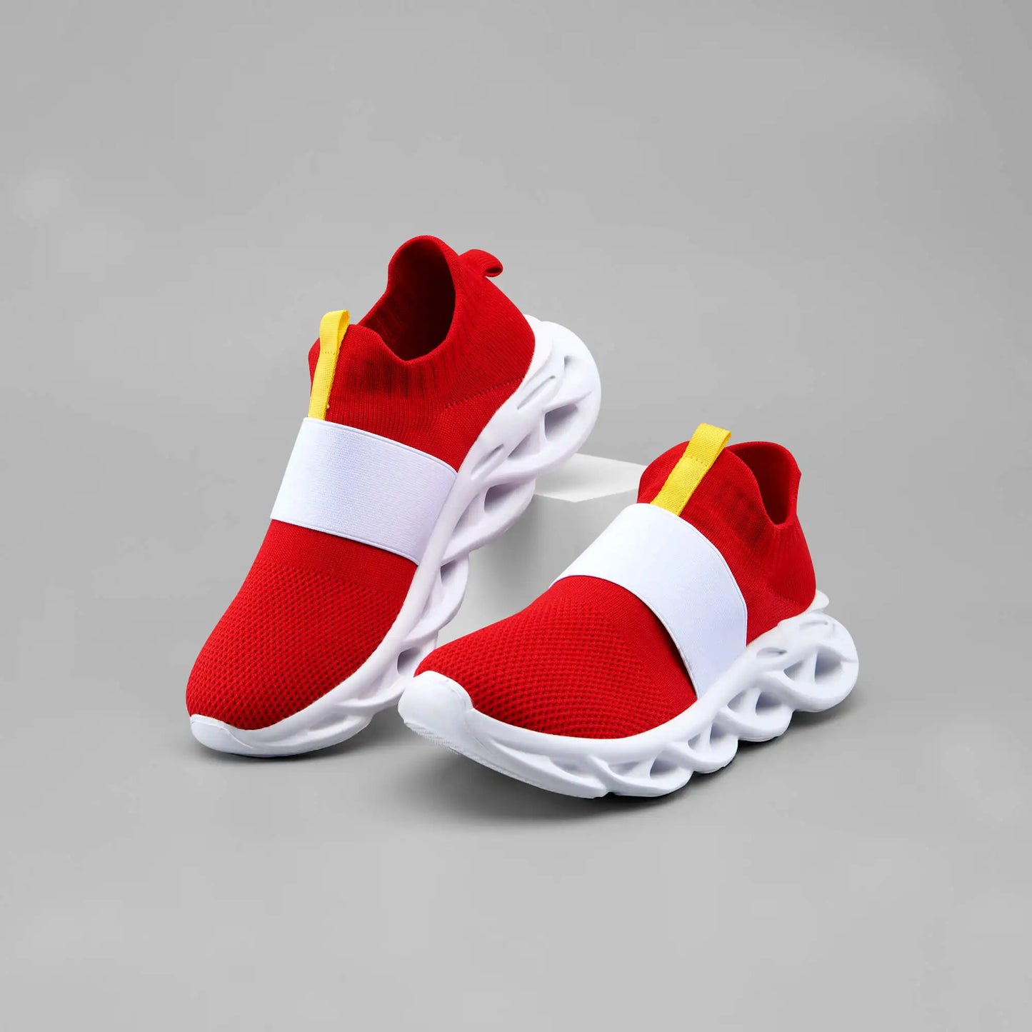 Adult Red Cartoon Sonic Shoes For Men