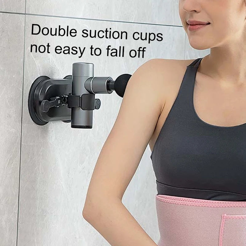 Free hands double suction cup Massage gun