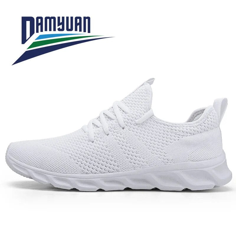 Fashion Men Casual Shoes Men Sneakers Brand Men Shoes Loafers Slip On Male Mesh Flats Big Size Breathable Spring Autumn Summer - goodfitforyou23