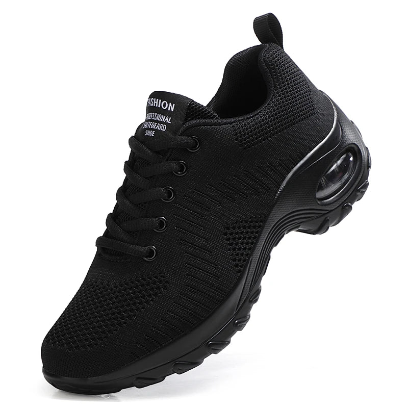 Women Mesh Breathable Flat Anti-Slip Outdoor Sneakers