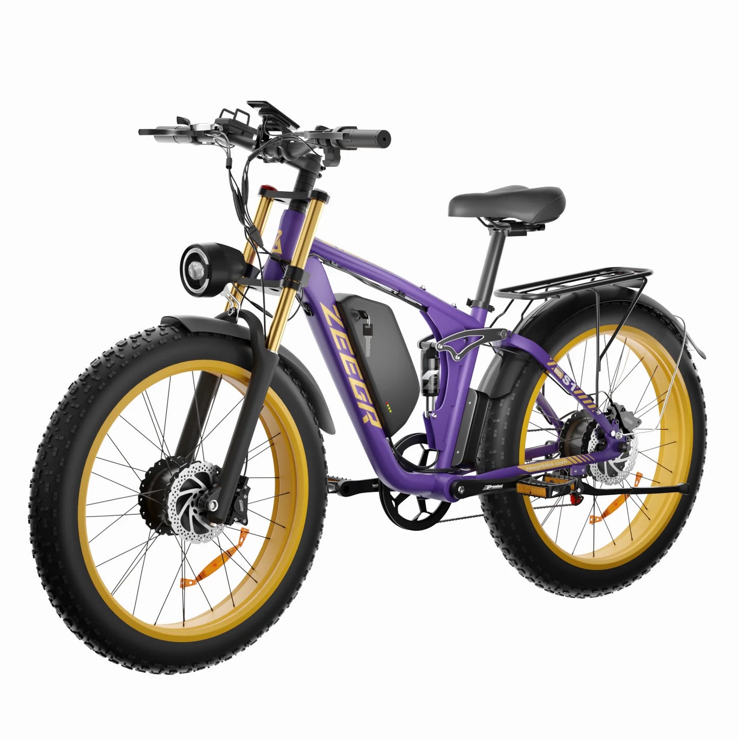 Ebike 48V22.4Ah 2000W Dual Motor 26*4.0 Inch Fat Tire