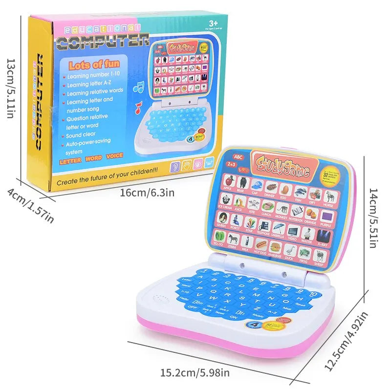 English Learning Small Laptop Toy for Kids