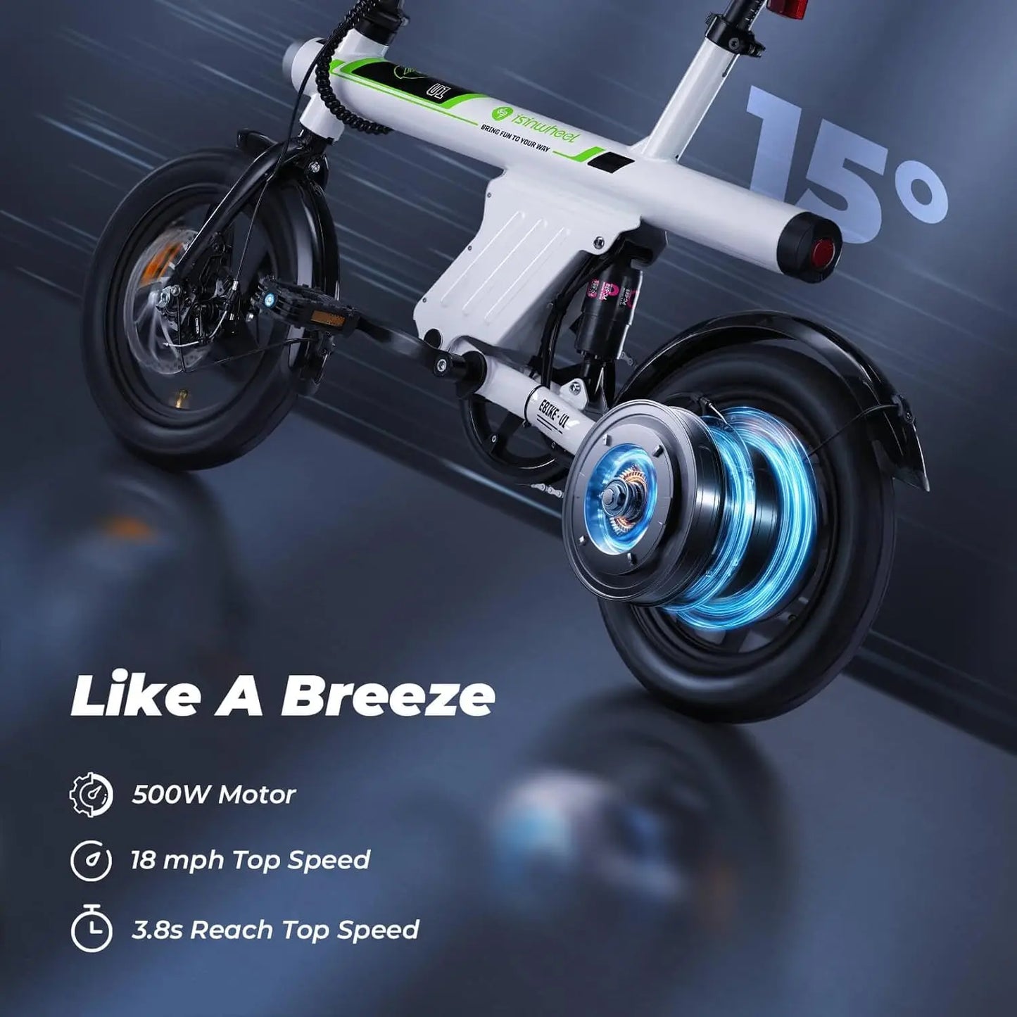 Electric Bike for Adults 750W Peak Motor, 20 mph