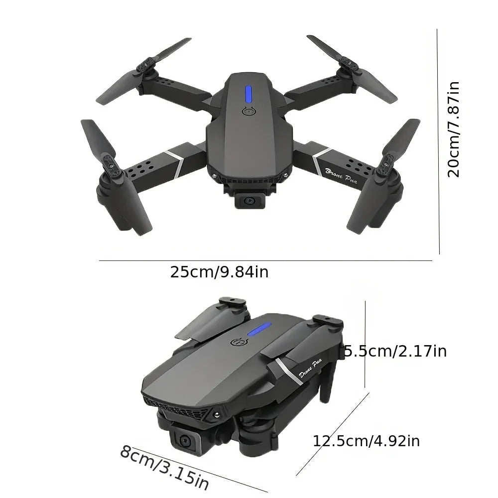 E88Pro RC Drone 4K Professional With 1080P Wide Angle Camera