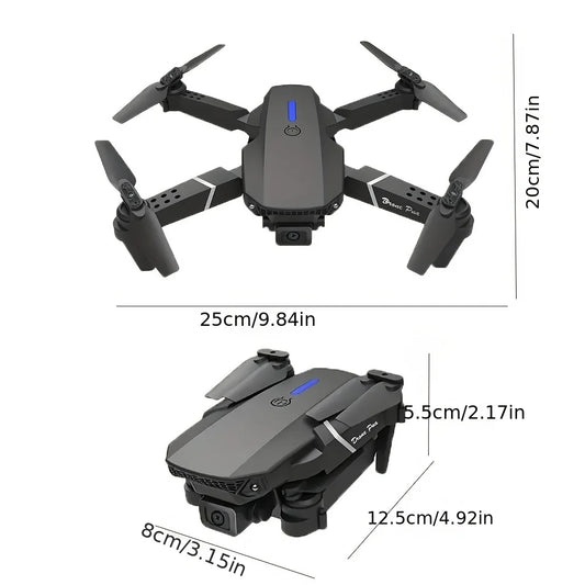 E88Pro RC Drone 4K Professional With 1080P Wide Angle Camera