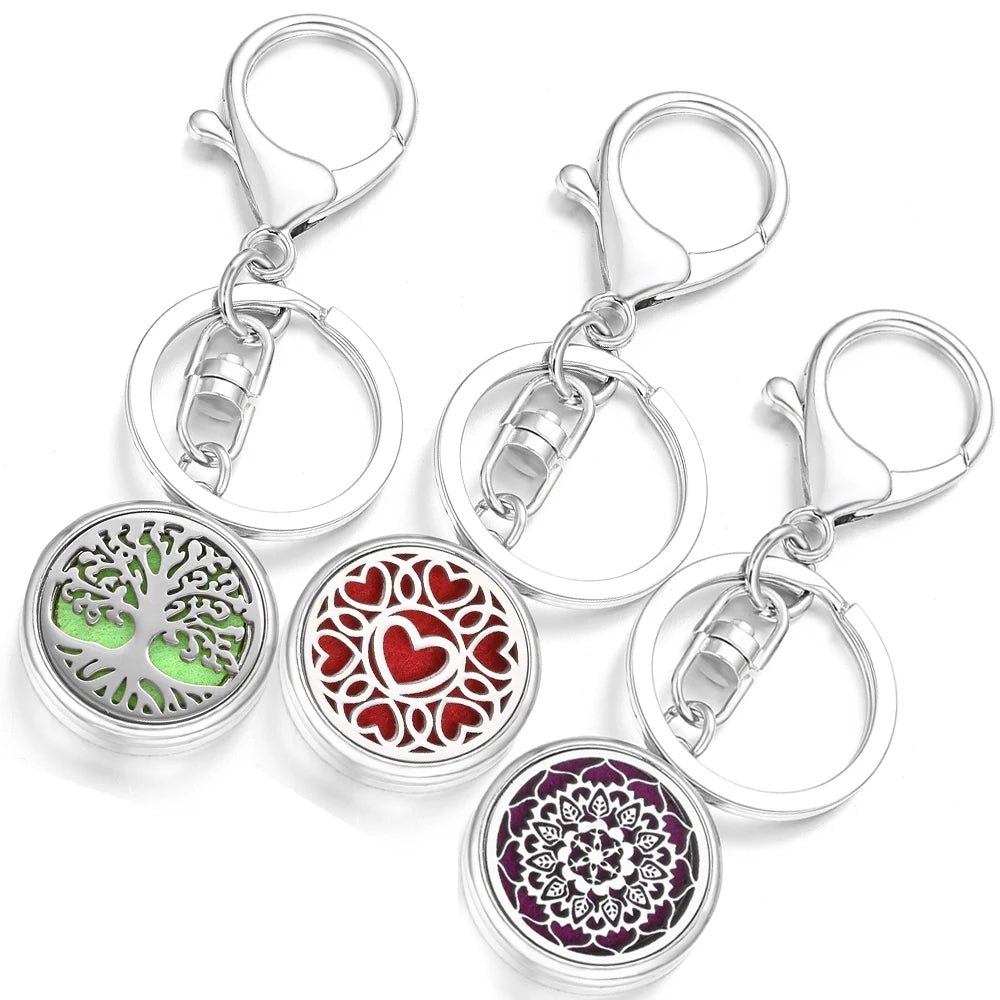 Perfume Key Chain Jewelry Essential Oil Diffuser