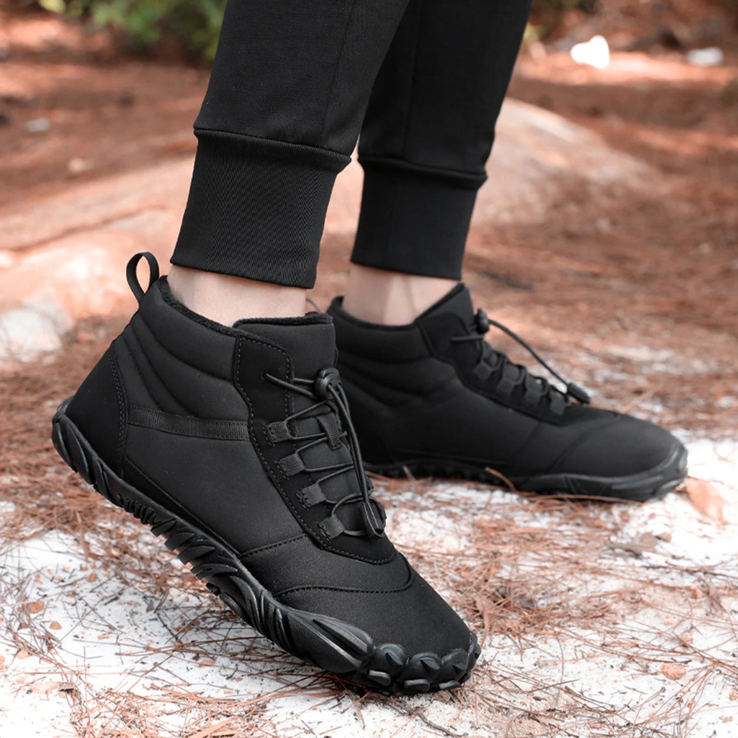 Women Waterproof Non-Slip Winter Warm Running Barefoot Shoes