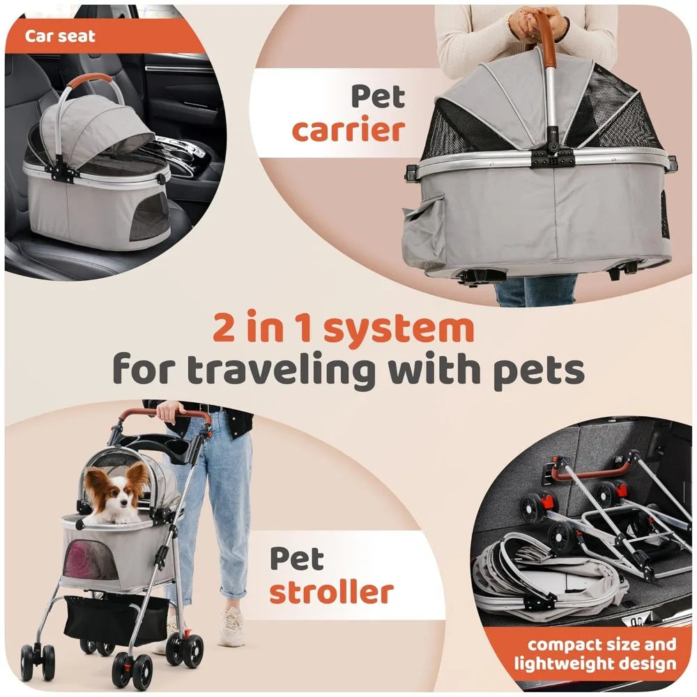 Dog & Cat Pet Stroller