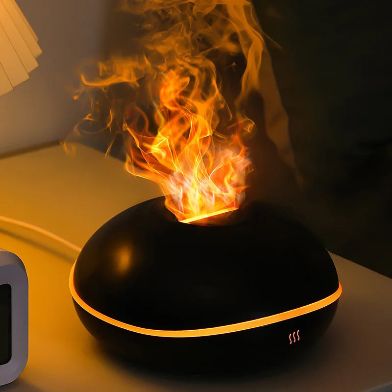 Colorful Portable Flame Air Humidifier