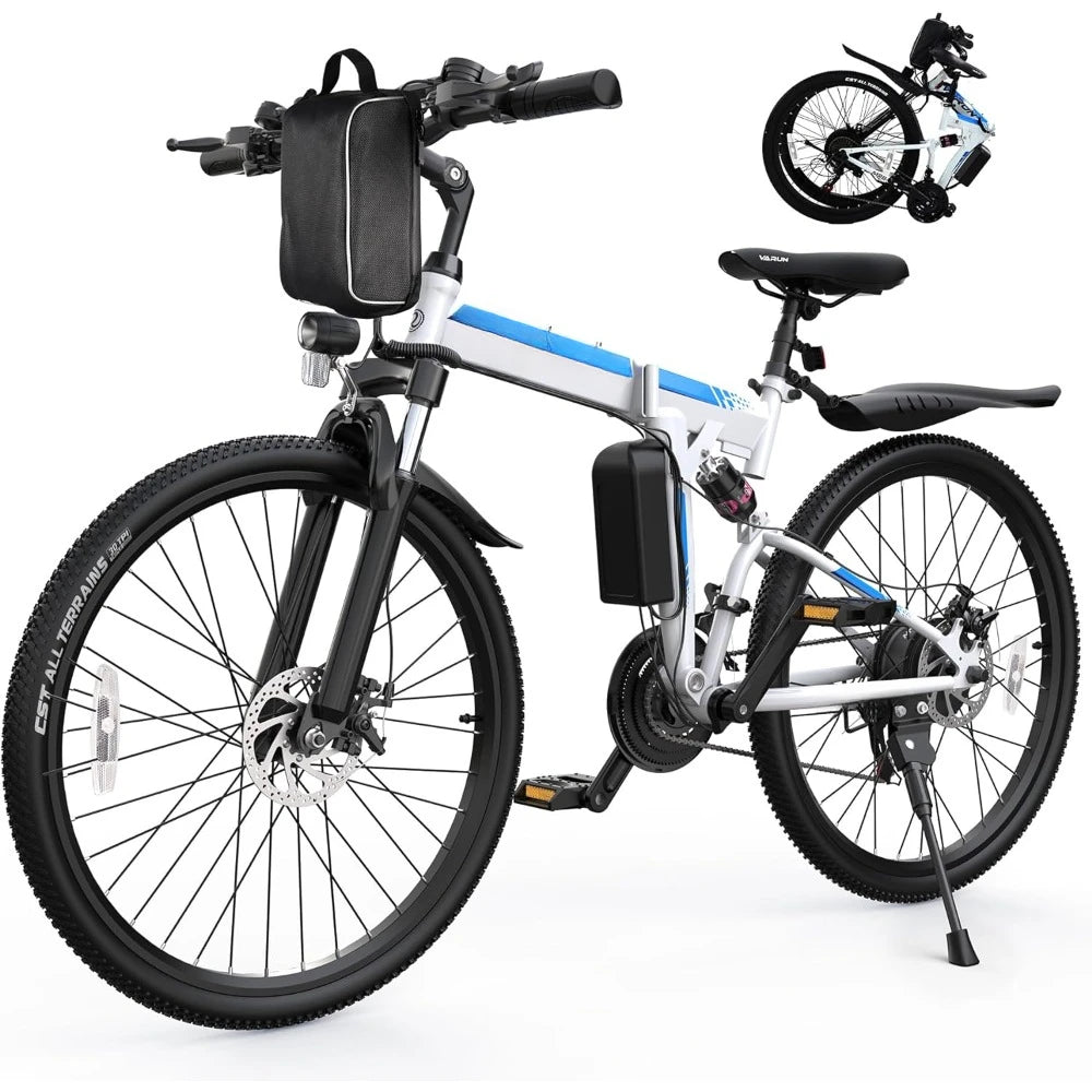 Folding Electric Bike with 48V Removable Battery