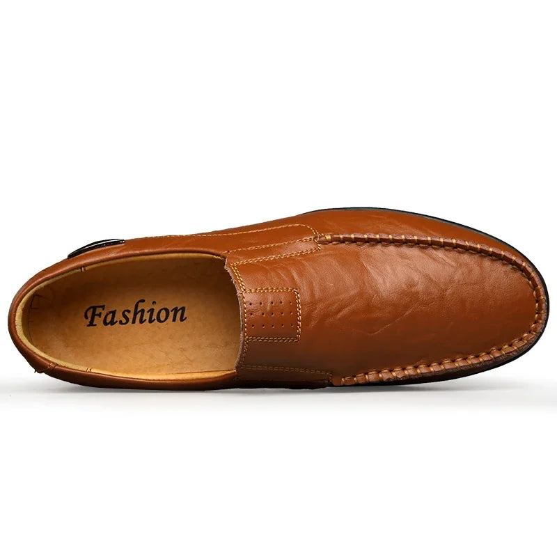 Genuine Leather Men Moccasins Casual Shoes