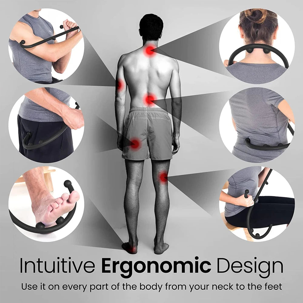 Back, Neck, and Foot Massager for Trigger Point Relief