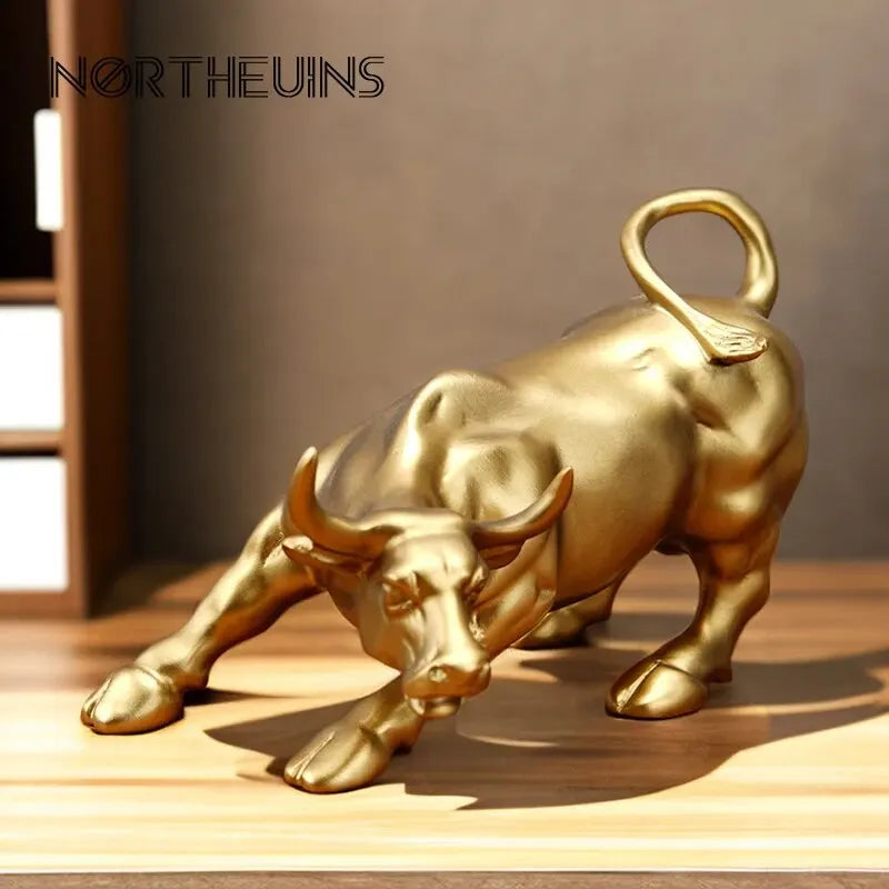 Wall Street Bull Market Resin Ornaments