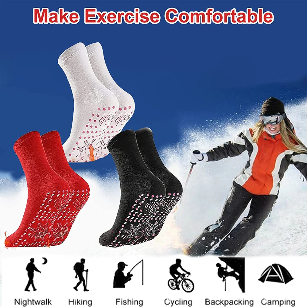 Tourmaline Acupressure Self-Heating Shaping Socks