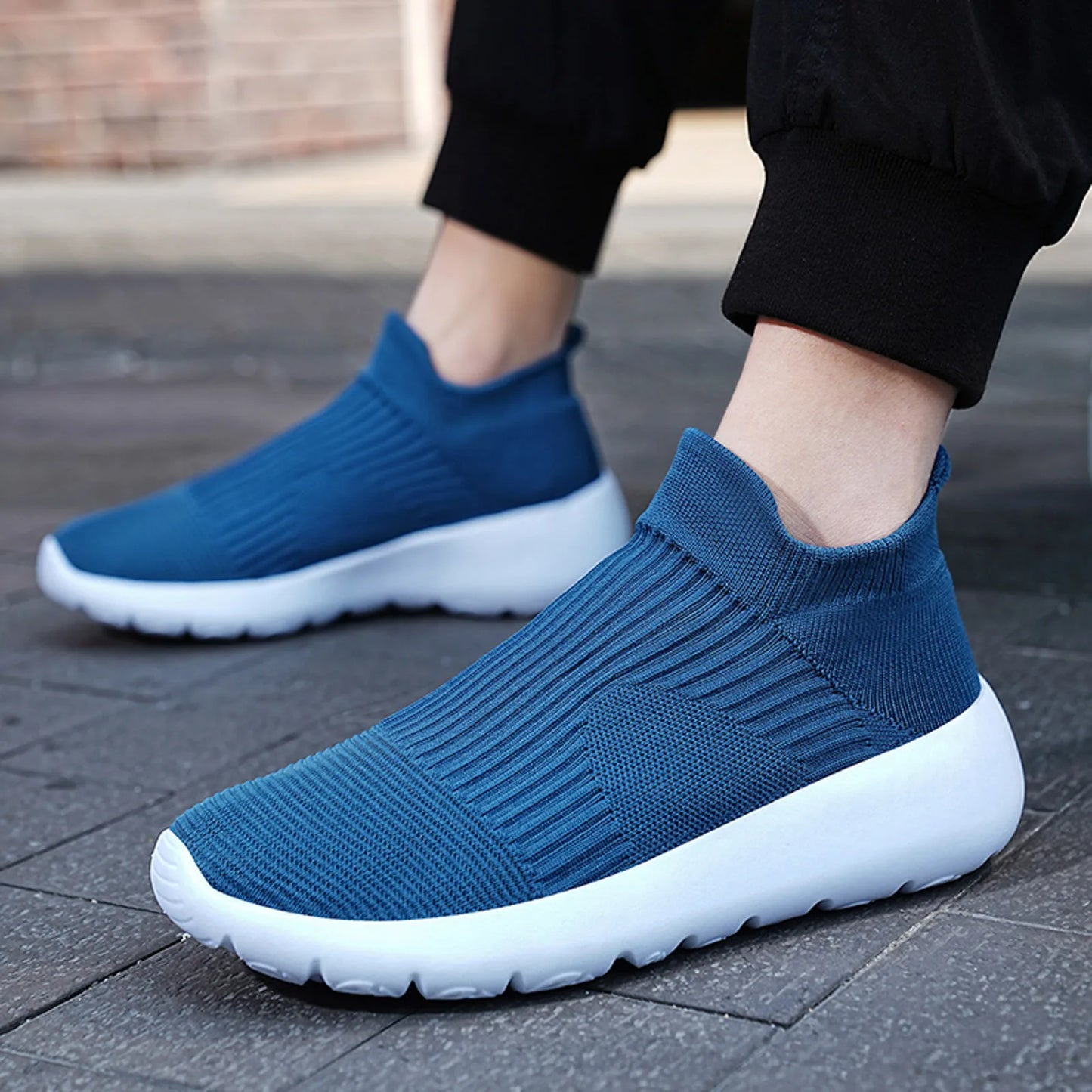 Men's Comfortable Simple Knitting Sock Sneakers