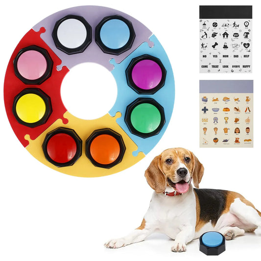 8Pcs Voice Recording Button Pet Dog Toy - goodfitforyou23