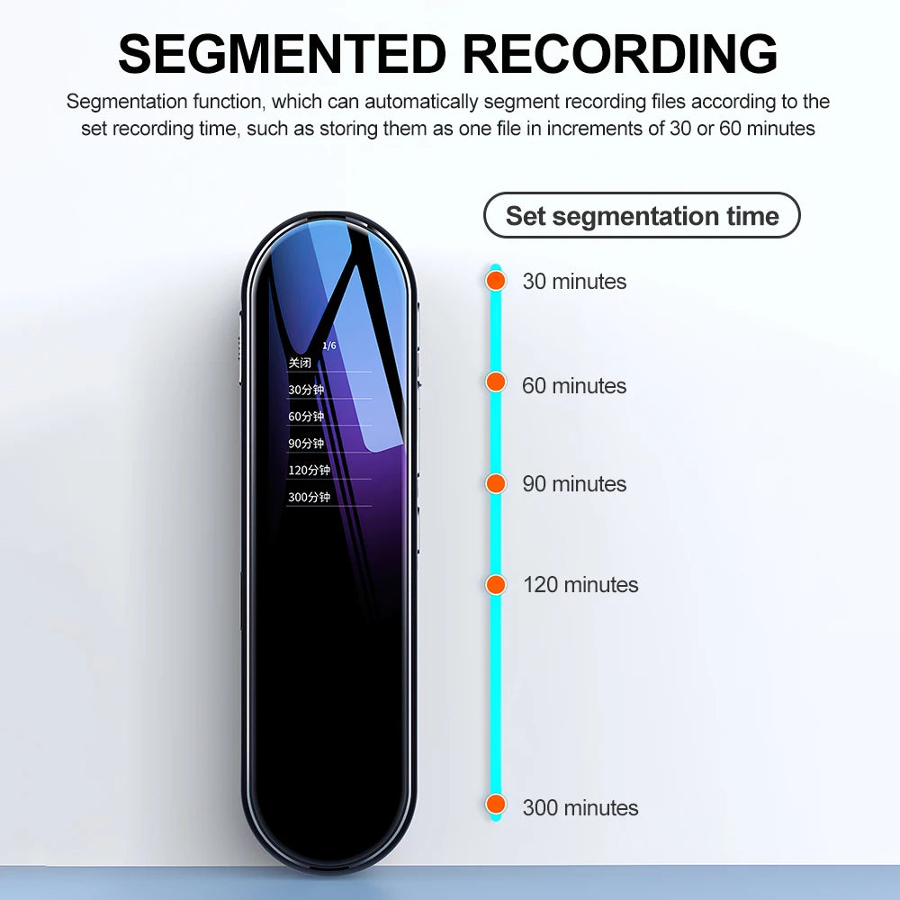 Mini Digital Voice Recorder Dictaphone 360°