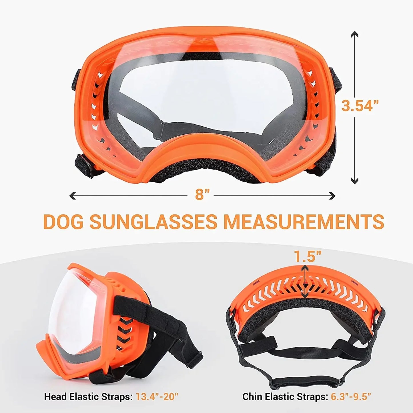 Medium/Large Breed Dog Sunglasses for Eye Protection