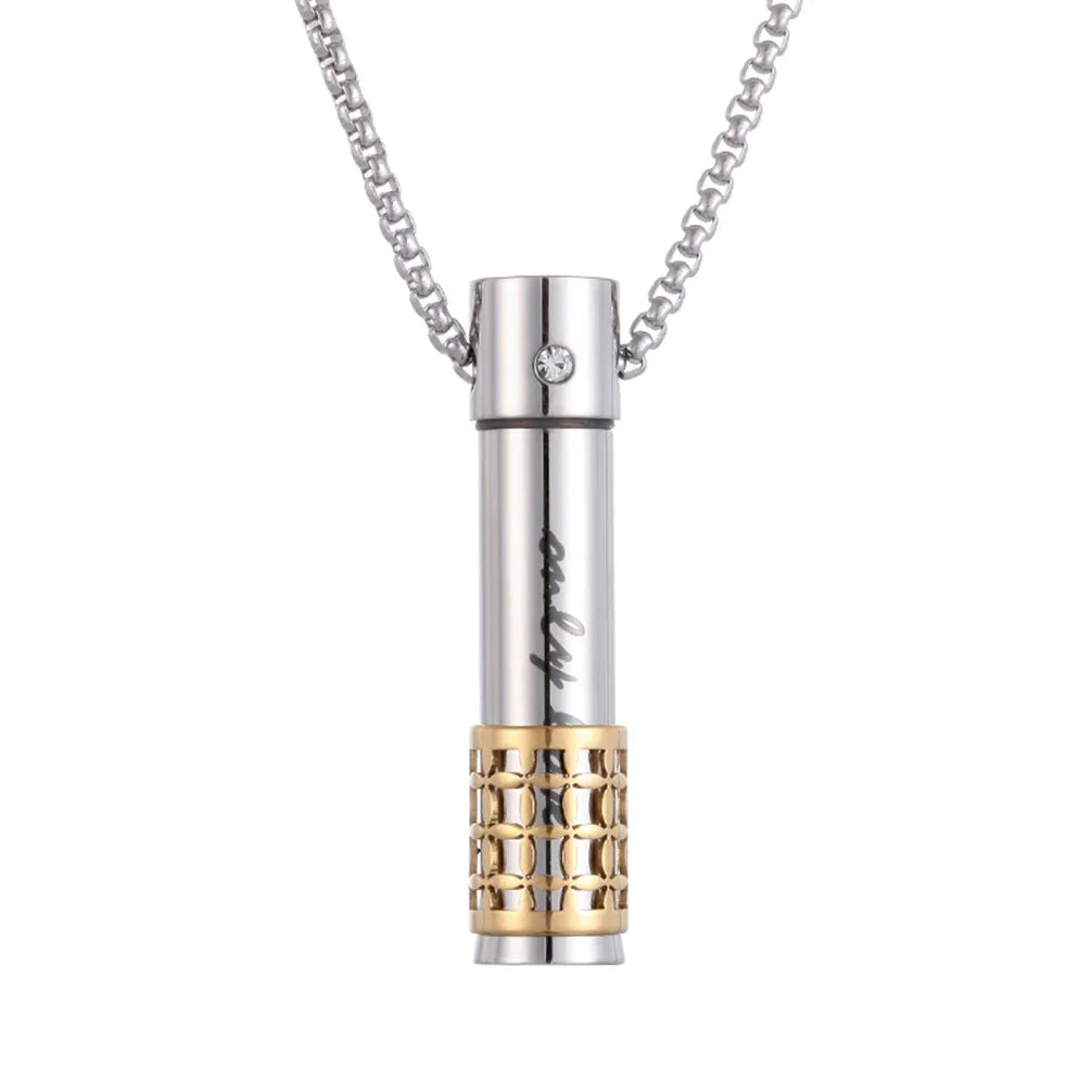 Stainless Steel Aromatherapy Pendant Diffuser Necklaces