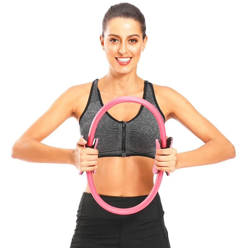 Girl Exercise Home Resistance Elasticity Yoga Ring